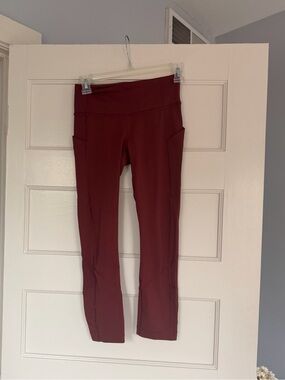 Lululemon leggings Crop 23" Burgundy